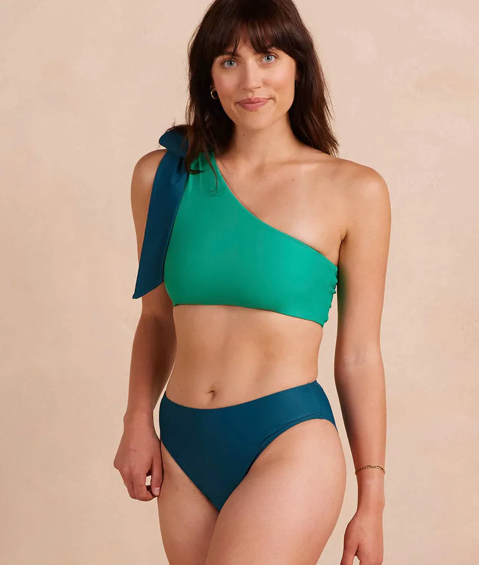 The Classic Mid-Rise Bikini Bottom - Seaweed