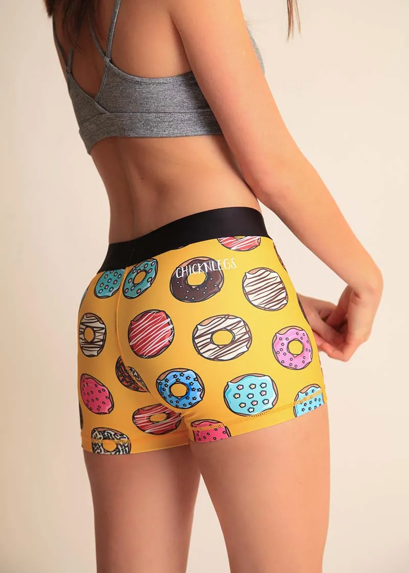 Women's Salty Donuts 3" Compression Shorts