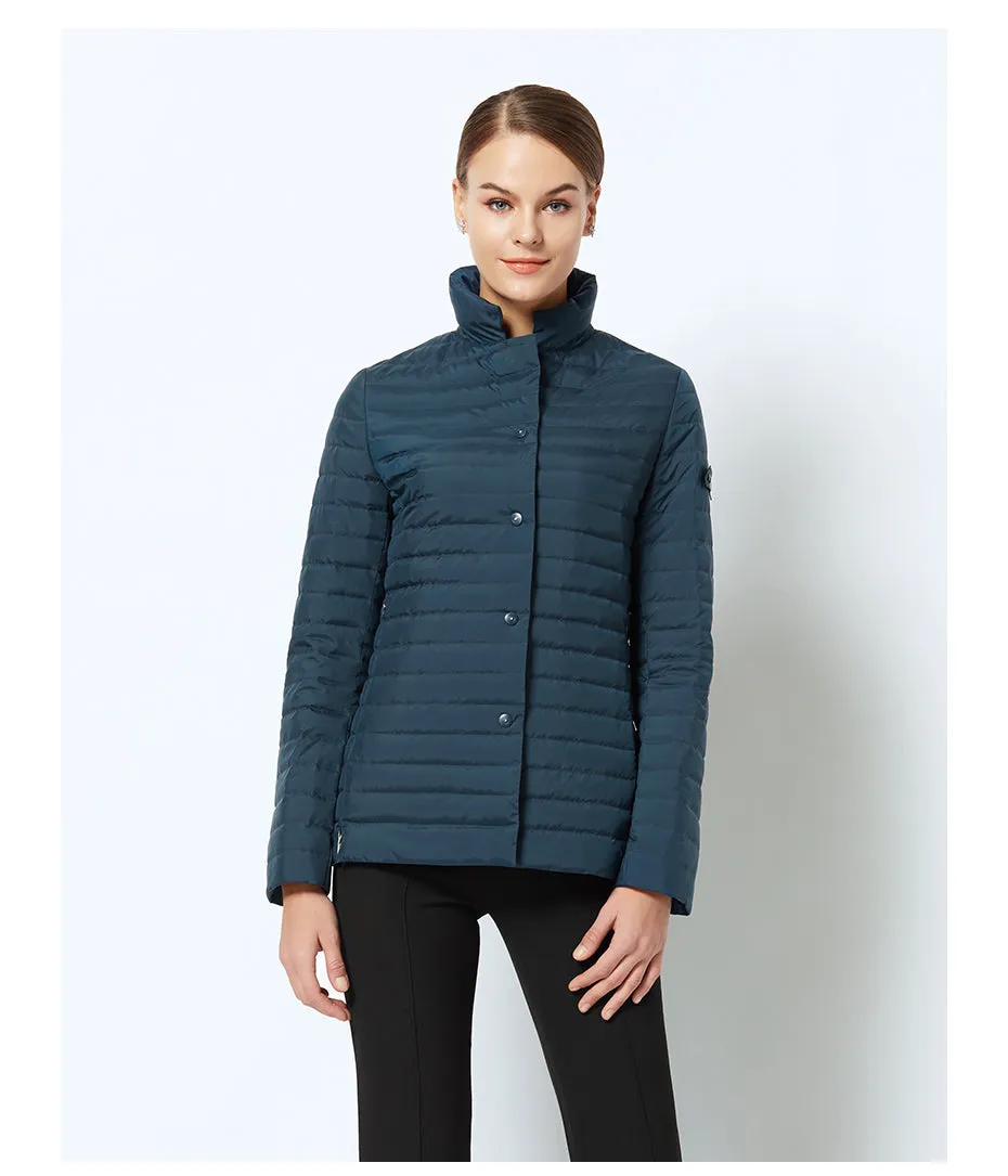 Women's Spring Windproof Quilted Short Jacket