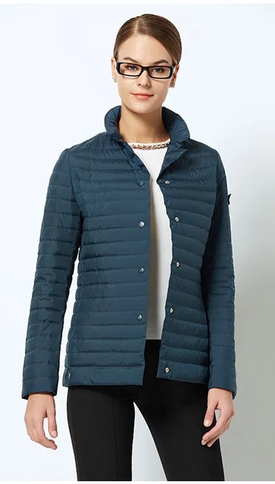 Women's Spring Windproof Quilted Short Jacket